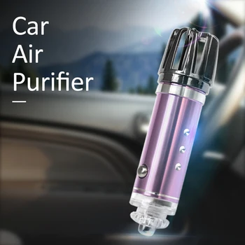 

Car Air Purifier Mini 12v Auto Car Fresh Air anion Ionic Purifier Oxygen Bar Ozone Ionizer cleaner Vehicle Air Freshener