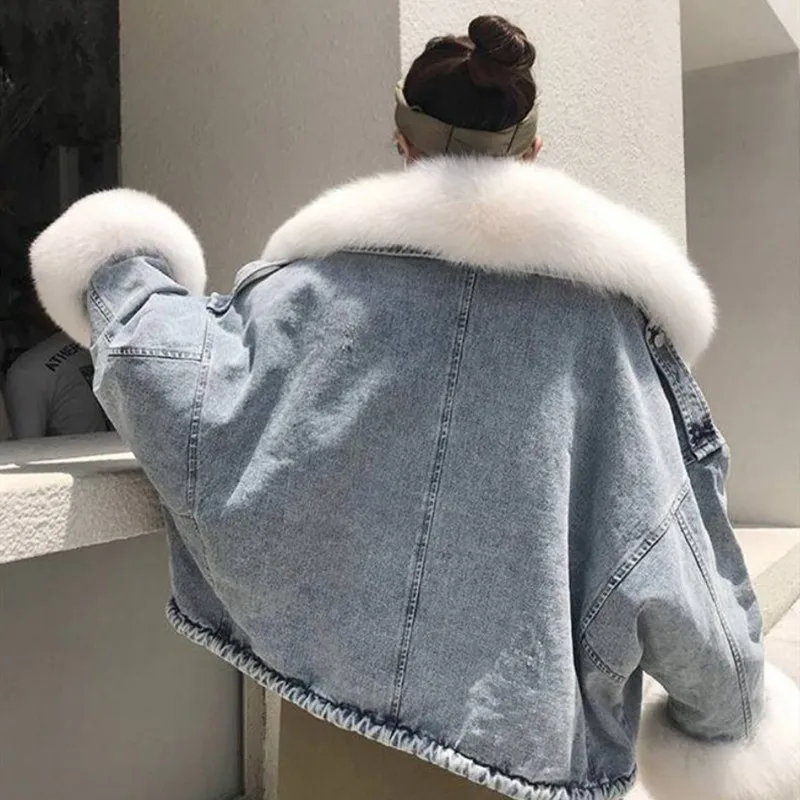 ALABIFU, зимнее женское пальто,, корейская мода, повседневная куртка, женская короткая куртка с меховым воротником, теплое пальто, chaqueta mujer