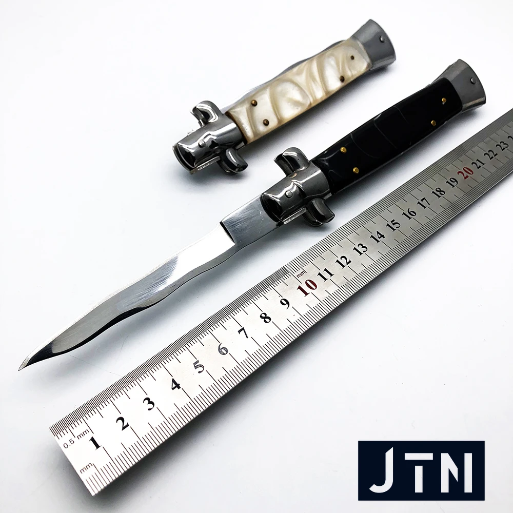 JTN AKC акриловое зеркало со змеиным лезвием ручка 11 &quotИтальянский стилет мафия