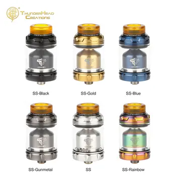 

Original THC Tauren ONE RTA 4.5ml/2ml Capacity with Single Coil Building & 810 Drip Tip 24mm RTA Vape Vaporizer vs THC Tauren