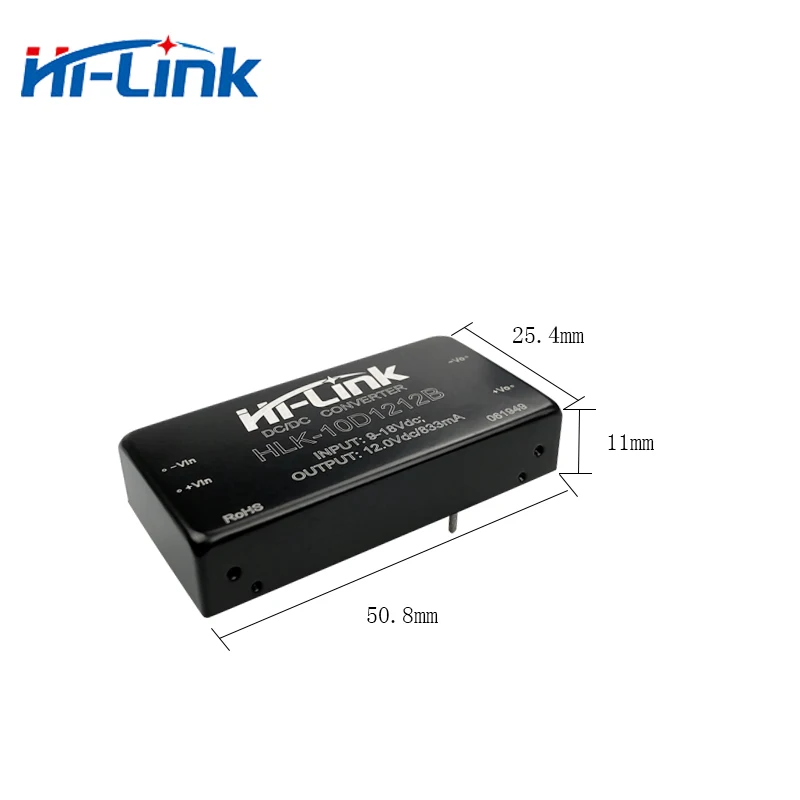 무료 배송 100pcs dc dc HLK-10D1212B 5V 8.3A 전송 86% Tp 절연 전원 공급 장치 모듈 DIP-4 작은 크기