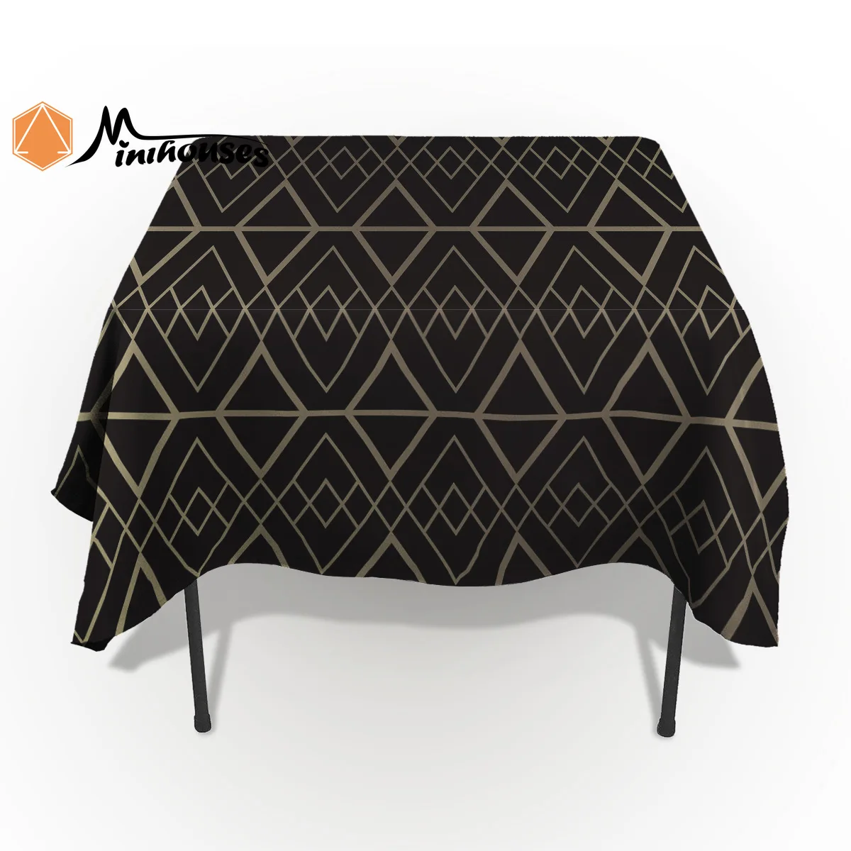 Modern Geometry Table Cloth Dinner Party Rectangle Polyester Tablecloth Washable Table Cover Decorations Home Decor