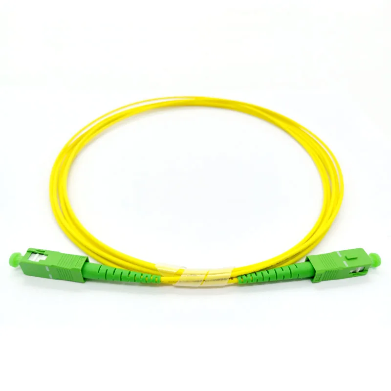 10 шт. волоконно-оптический патч-кабель SC/APC-SC/APC SM OS2 Simplex 3,0 мм LSZH волоконно-оптический патч-корды соединительный кабель
