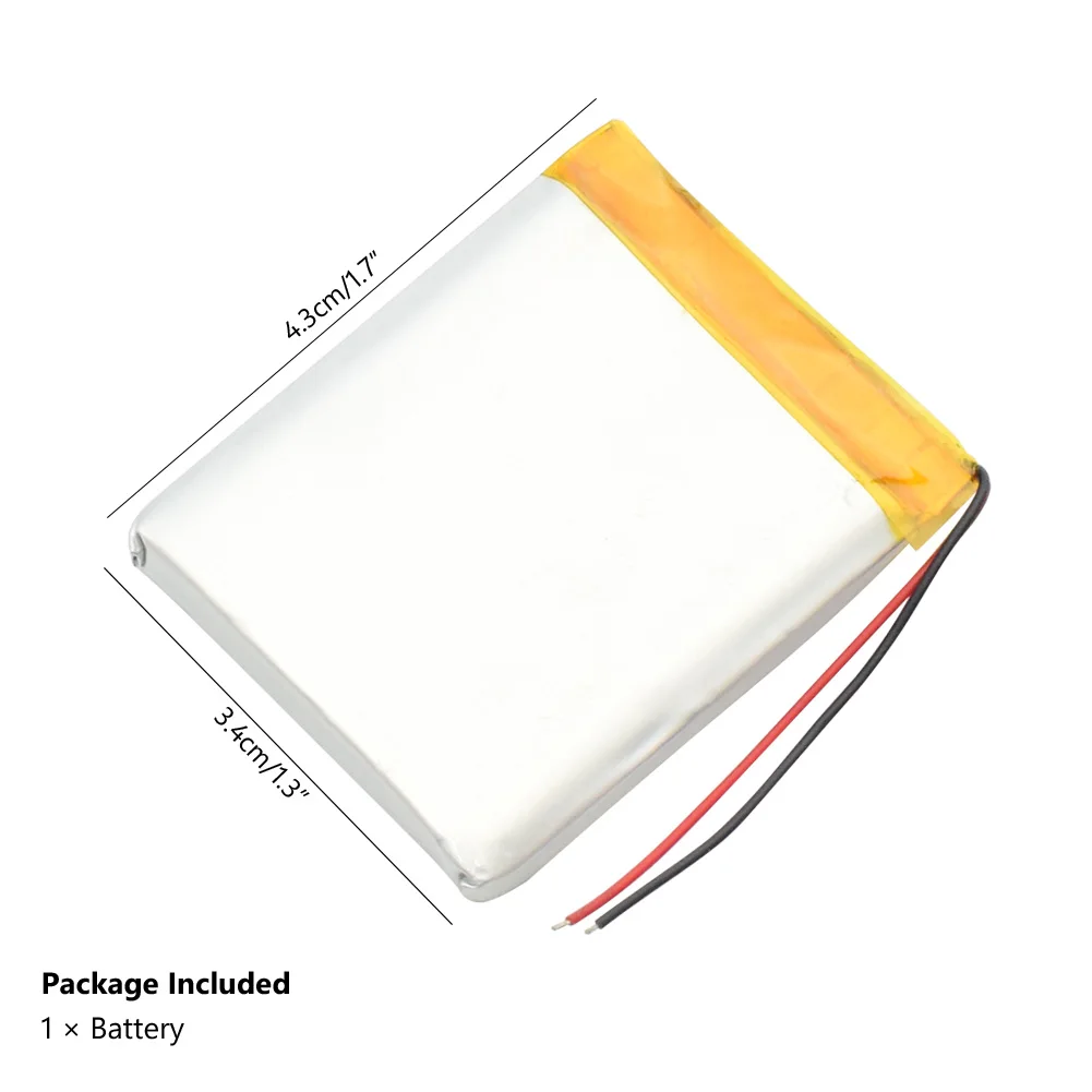 2/4 шт 3 7 V 950mAh 603443 литий полимерный ионный аккумулятор для Mp3 MP4 GPS power bank электронная