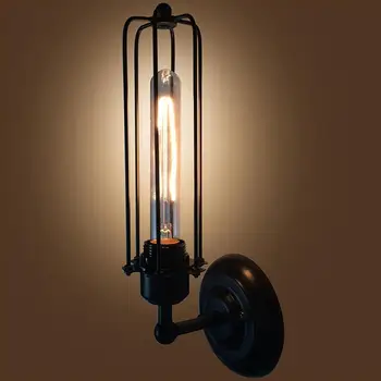 

1PC Wall Lamp Retro Iron Art Atmosphere Wall Light For Bedroom Porch Corridor Decoration Without Light Source