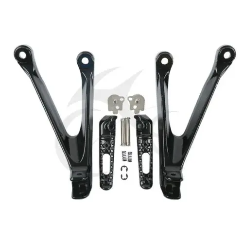Motorcycle Rear Passenger FootPeg Footrest Bracket Set For HONDA CBR1000RR 2004-2008 2007-18 motorcycle accessories,motorcycle footrests,motorcycle foot pedals