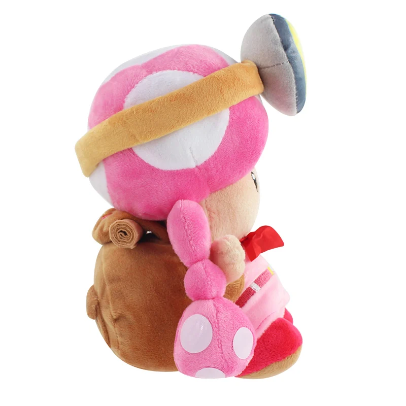 20 см Супер Марио Toadette гриб плюшевый рюкзак игрушка Peluche куклы для детей Рождественский подарок