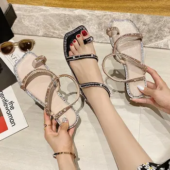 

Fashion Womens Shoes 2020 Soft Roman Sandals Summer Heels Suit Female Beige Flip Flops Platform Luxury Gladiator Sandals Women
