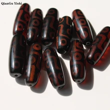 Девять глаз Тибет ДЗИ кулон ожерелье-чокер натуральный камень материалы модный стиль Тибет небеса бисера приносить удачу