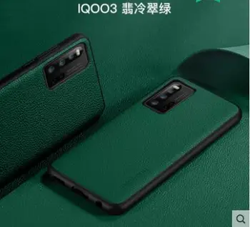 

For vivo iqoo 3 case Genuine leather.Paste 360 degree leather phone case for iqoo 3 cover case fundas