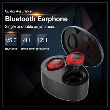 

TWS Wireless Earbuds 3D Stereo Mini Bluetooth Earphone 5.0 With Mic Sports Waterproof Earphones Auto Pairing Headset