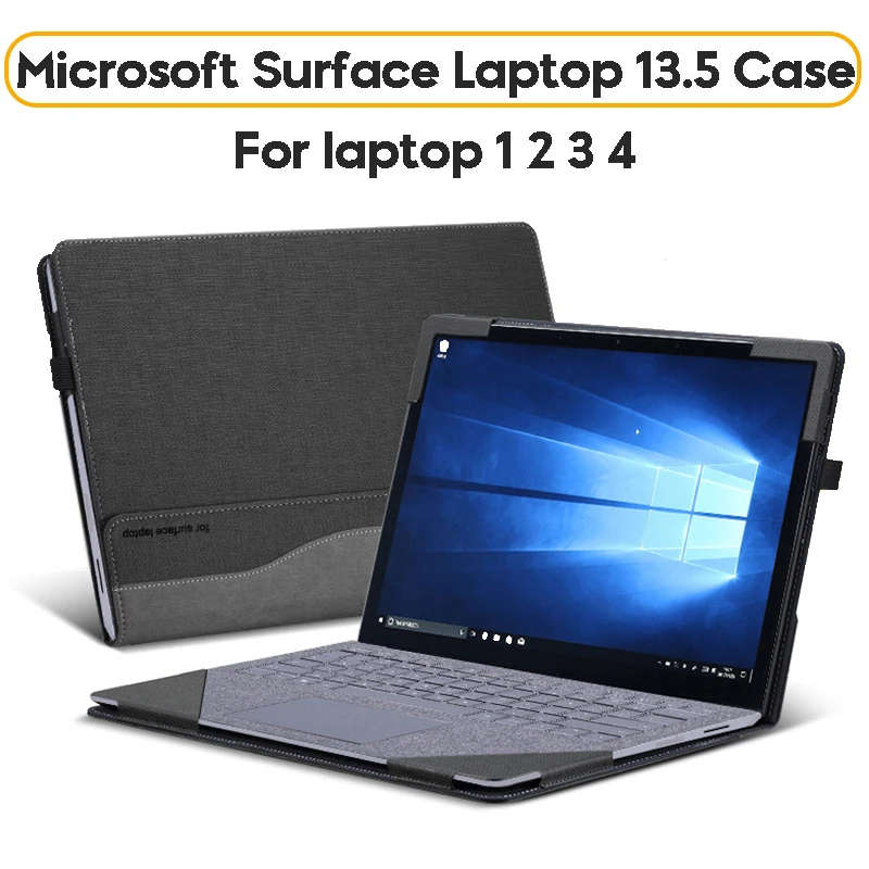 Laptop Case Detachable Protective Sleeve Hard Shell Cover Computer Bag for 13.5 Inch Microsoft Surface 1 2 3 4 | Компьютеры и офис