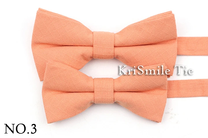 Rosa Orange Salbeigrün Einfarbiges Fliege-Set für Männer Frauen Jungen Mädchen Klassisch Niedlich Eltern-Kind-Alltagskleidung Krawatte Geschenkzubehör – Detail 5