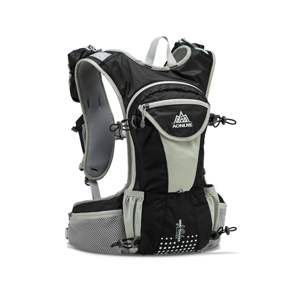Дышащий рюкзак для бега для пеших прогулок, для велоспорта, легкая спортивная сумка через плечо с держателем бутылки, рюкзак для воды - Цвет: 3