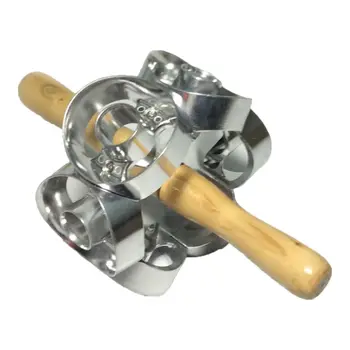 

Aluminum Revolving Cake Cutter Maker Mold Machine Pastry Dough Baking Roller