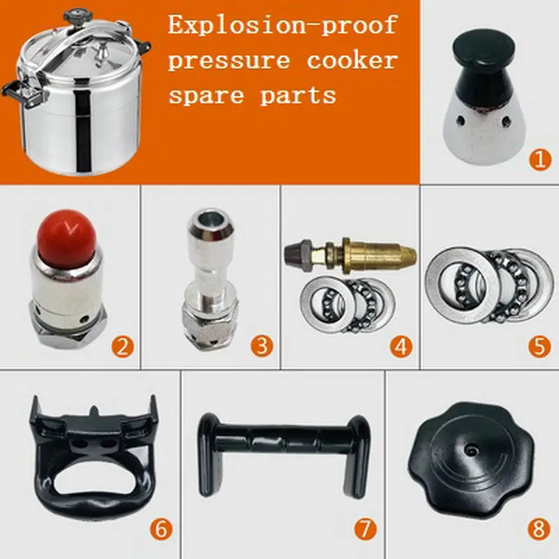 Commercial Pressure Cooker Accessories Copper Rod Knob Switch Copper Shaft  Screw Copper Sleeve Screw Bearing Matching Assembly