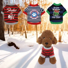 Печать Одежда для питомцев, собачий футболки Pet Демисезонный Зимняя одежда Утепленная Одежда для животных для маленьких, средних и больших собак