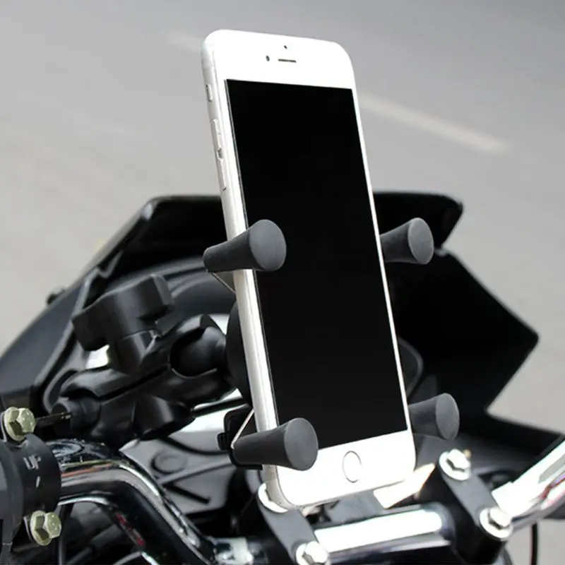 Bike Grip Motorcycle Car Mount Cellphone Holder USB Charger For Mobile Phone Fits for all kinds of Smart Phone with 3.5-6 inches