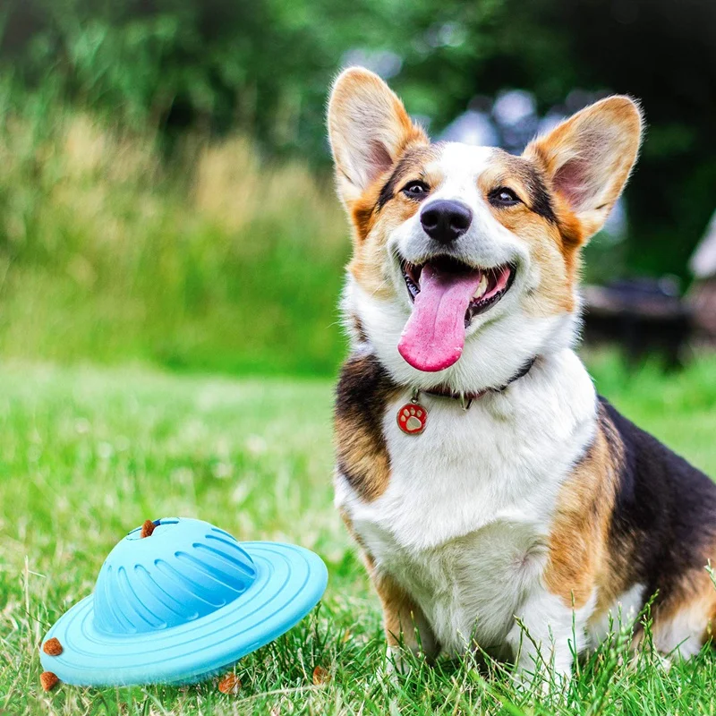 LIXF IQ Treat Ball Интерактивная еда дозирование собака Жевательная головоломка игрушки для домашних животных щенков и кошек чеканка Жевательная игра