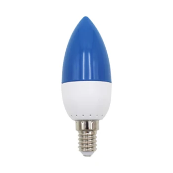 

E14 LED color candle tip bulb, color candle light,blue