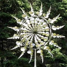 

Unique and Magical Metal Windmill Outdoor Dynamic Wind Spinners Wind Catchers Exotic Yard Patio Lawn Garden Outside Decoration