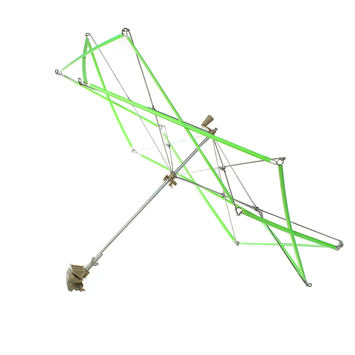 1 Piece Plastic Umbrella Swift Yarn/Fiber/String/Wool Winder Holder Green Hand operated Skeins Line Crochet Stitch Tool 65x48cm