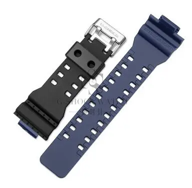 Синий Полимерные ремешки для часов GA110 GA100 GBA400 многоцветные наручные часы - Цвет: Синий