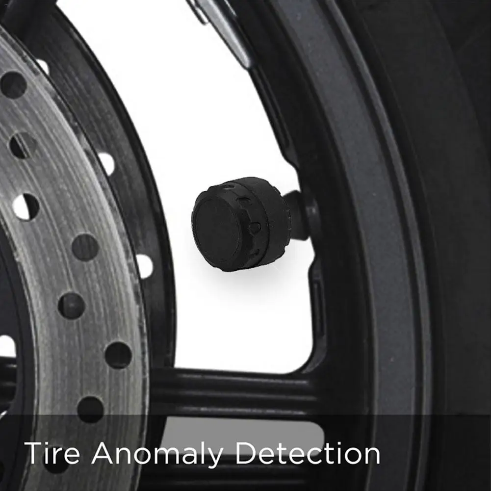 Беспроводной мотоцикл TPMS в режиме реального времени система контроля давления в шинах универсальная 2 внутренняя и внешняя датчики ЖК-дисплей