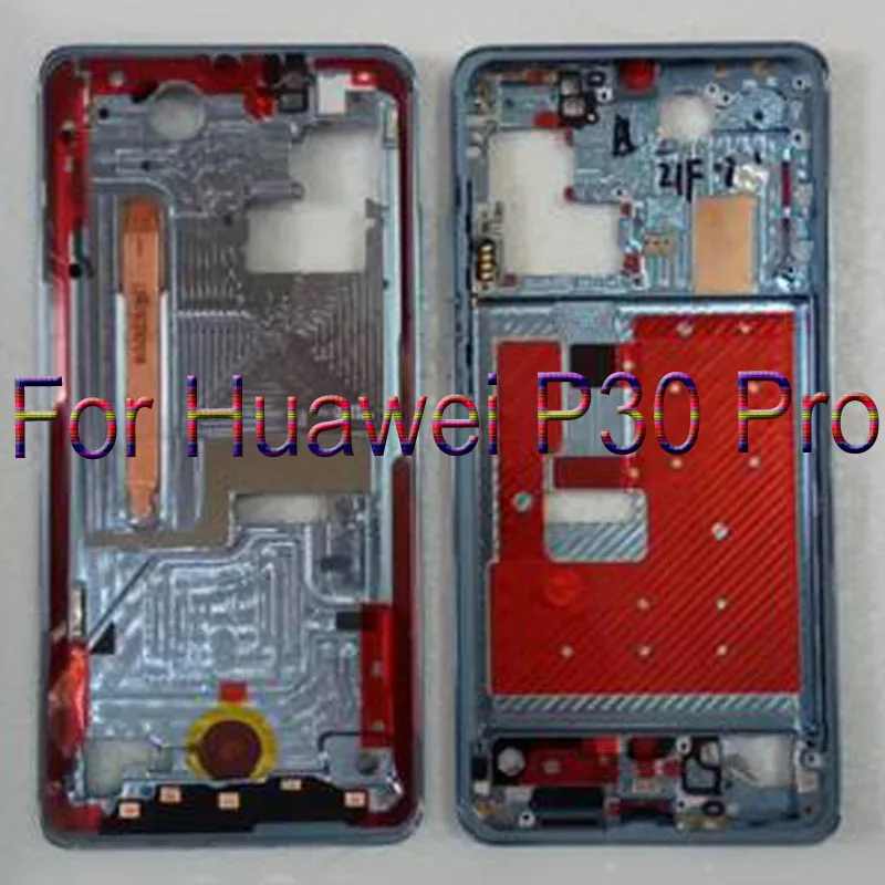 Держатель ЖКД экран передняя рамка для huawei P30 Pro корпус средняя рамка без кнопки громкости питания для huawei P 30 Pro запчасти