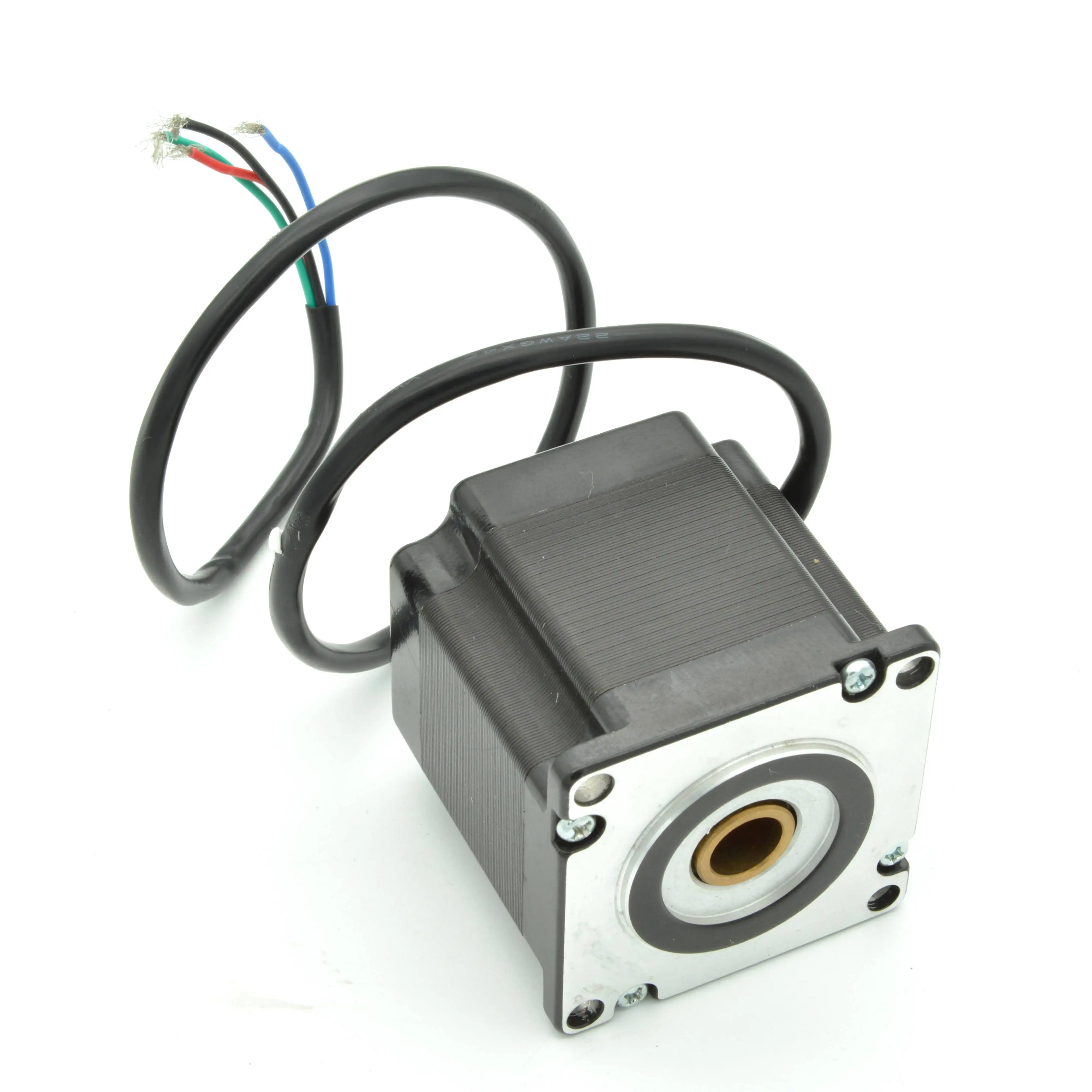 Шаговый двигатель с полым валом Nema23 56 мм для шарового винта или свинцового на