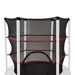55 In Trampoline Security Net Trampoline Enclosure Net Polyethylene Safe Jumping Pad Protective Fence For Kids Outdoor Sport
