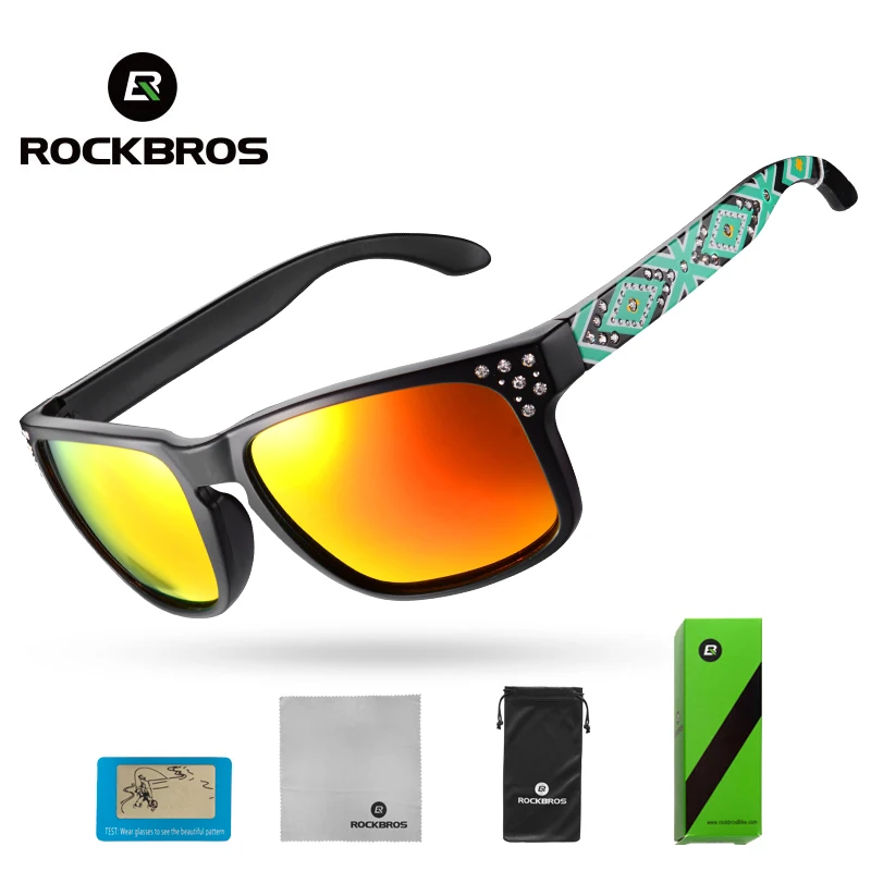 ROCKBROS поляризационные велосипедные очки MTB велосипедные защитные очки Gafas Ciclismo уличные велосипедные спортивные солнцезащитные очки велосипедные очки - Цвет: 10115