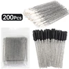 200 Pcs Disposable Crystal Makeup Brushes Tool Set Eyelash Lip Microbrush Mascara Wands Applicator Swab Eyelash Extension Tools 6