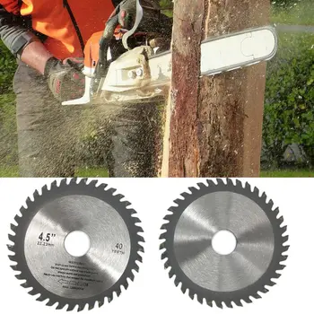 

4.5in Saw Blade Wheel For Angle Grinder Wood Carving Disc Cutting Circular 40T