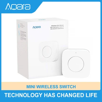 

Aqara Wireless Mini Switch Zigbee Connection Versatile 3-way Control Button for Smart Home Devices Compatible with Apple HomeKit