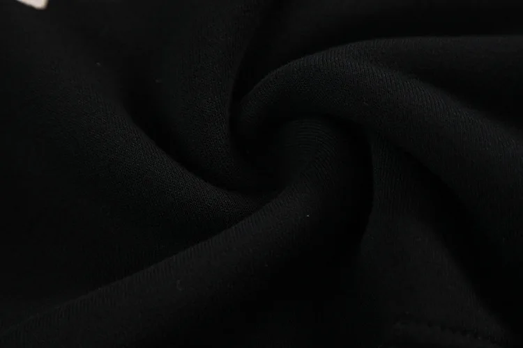 Personality popular logo hoodie woman new dark harbor style semi-high collar loose with velvet