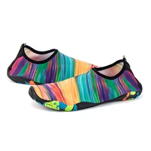 Женская и мужская обувь с радужным принтом; летняя обувь для плавания; быстросохнущая обувь для серфинга; уличная пляжная обувь для рыбалки; унисекс; кожаные кроссовки для воды