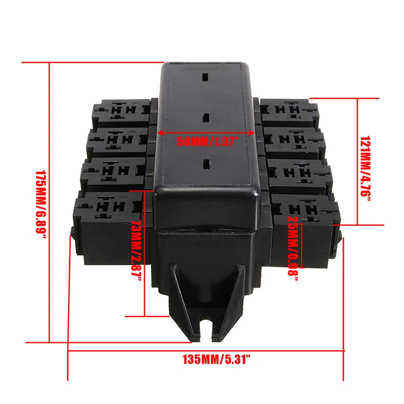 20 способ предохранитель реле коробка держатель Блок цепи протектор с 40 шт. терминалы Авто Стандартный предохранители держатель Запасная часть