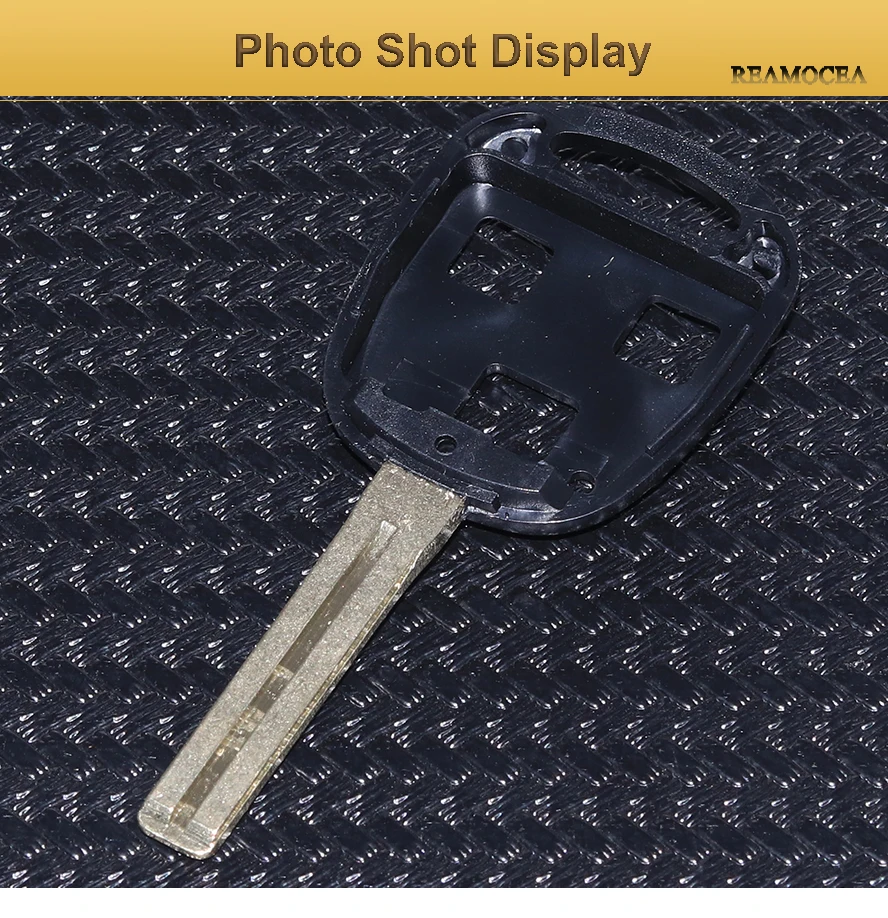 Reamocea CLBTC2452002 3 Button Short Uncut Blade Remote Key FOB Replacement Shell Case Fit for Lexus ES300 SC430 RX350 RX400h (9)