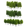 40Pcs Mini Plastic Model Trees 1/100 1/200 HO Z Sacle for Diorama Landscape ► Photo 2/6