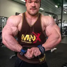 Мышцы Brother здоровая красота фитнес мужской спортивный i-образный жилет барьер тренировочный костюм без рукавов Быстросохнущий эластичный свободный крой