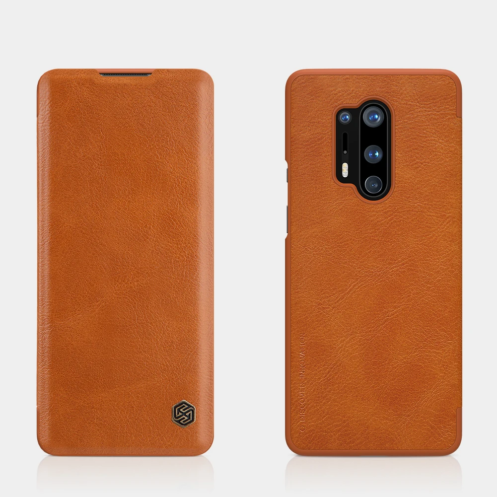 Чехол OnePlus 8 Pro 6 78 дюймов NILLKIN Qin Series ультратонкий дизайнерский флип кошелек чехол