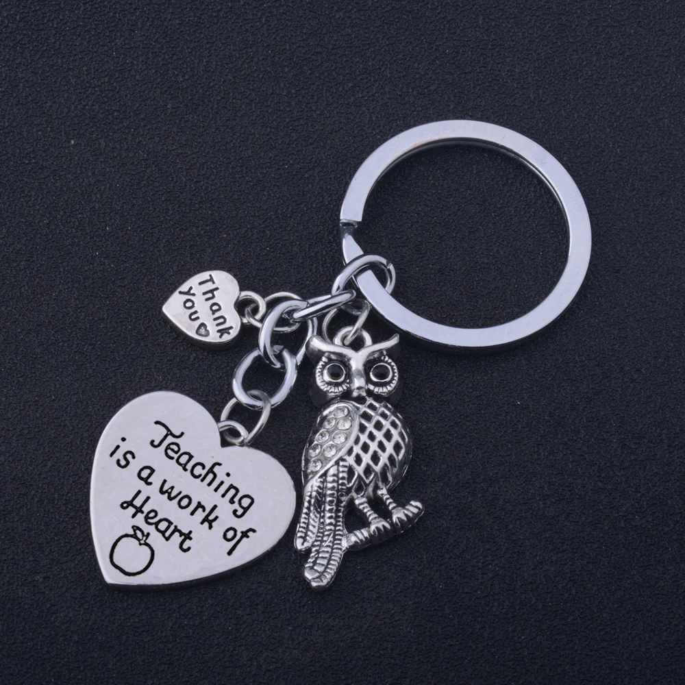 

12 шт., Брелоки для ключей с надписью «Work Of Heart»