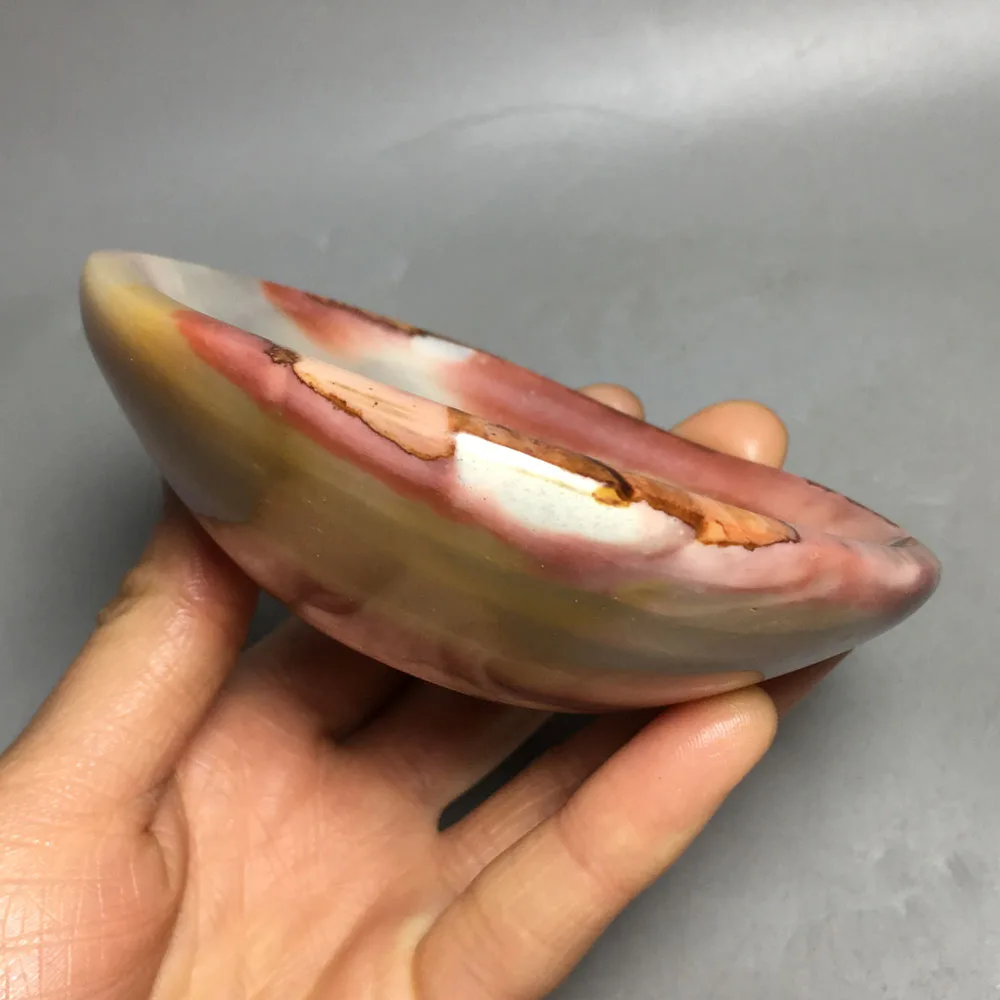 235g Hot sale Natural ocean quartz bowls healing ashtray crystals