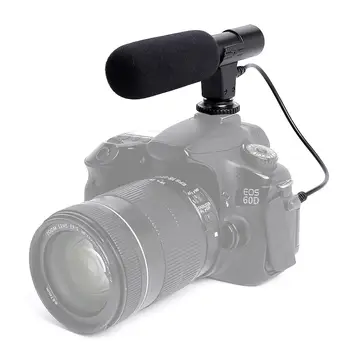 

Professional External Stereo Digital Vlog HD Video Camera Microphone MS Stereo Wire 30-15000 Hz -40db Sensitivity 76db SNR