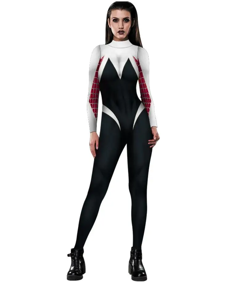 Daliclown Halloween Women Leotard Costume Sexy Female Anime Cosplay Super Hero Fancy Outfits Jumpsuits -Zentai shop online H9ea5864c5bdc46ee8d02616450128483S.jpg