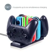 Yeni denetleyici şarj cihazı şarj standı taşınabilir sevinç oyun con & anahtarı Pro denetleyici şarj cihazı için Nintendo anahtarı Pro Joystick