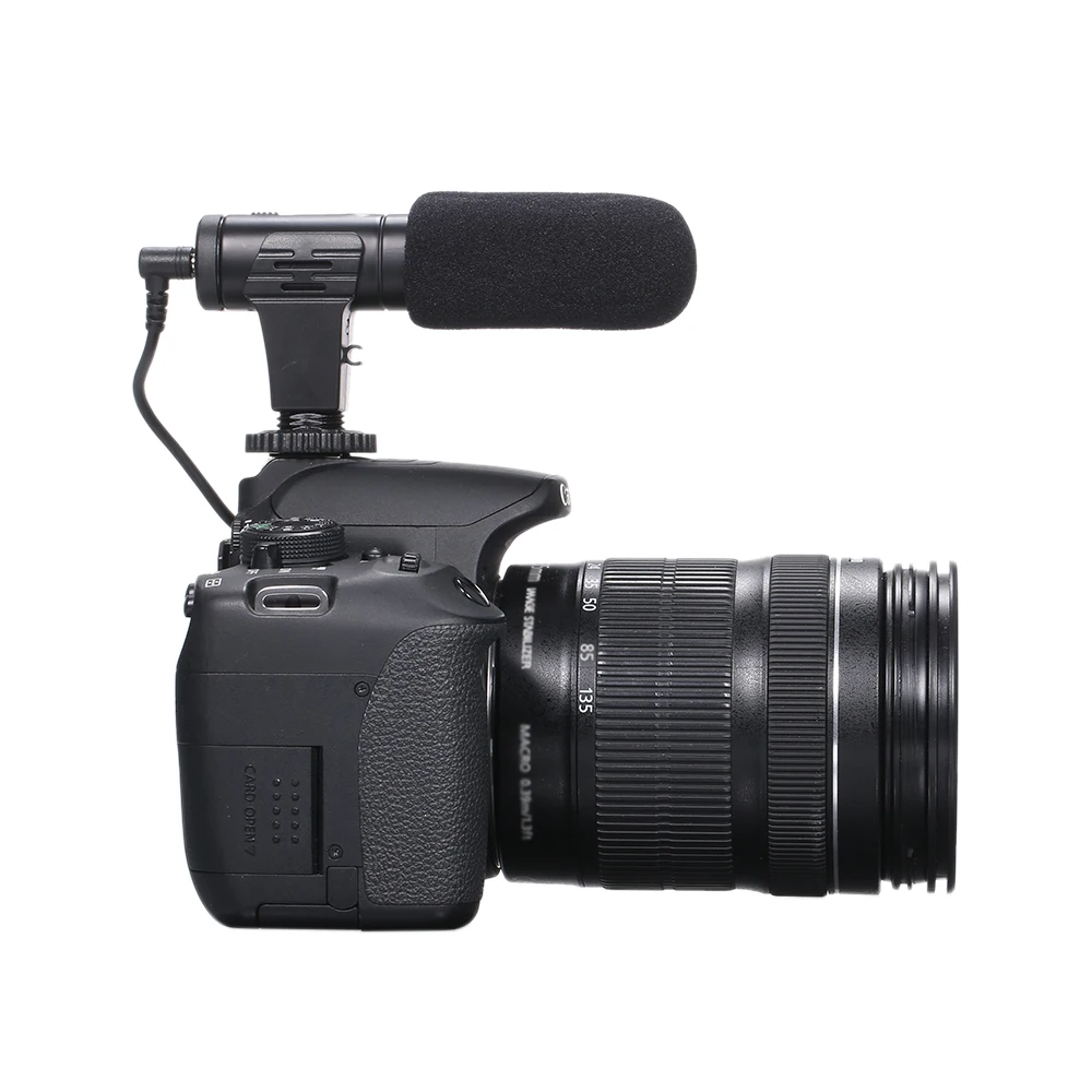 MIC-07PRO конденсатор видео Запись микрофон супер-Кардиоидная DSLR камера видеокамера смартфон Запись голоса микрофоны