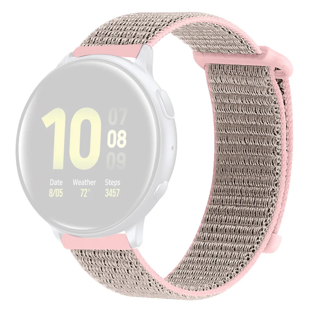 Нейлоновый ремешок для samsung Active 2 Watch 44 мм, ремешок для умных часов, сменный ремешок для мужских Т-часов, ремешок для спортивных часов, браслет для женщин и мужчин, 19 октября