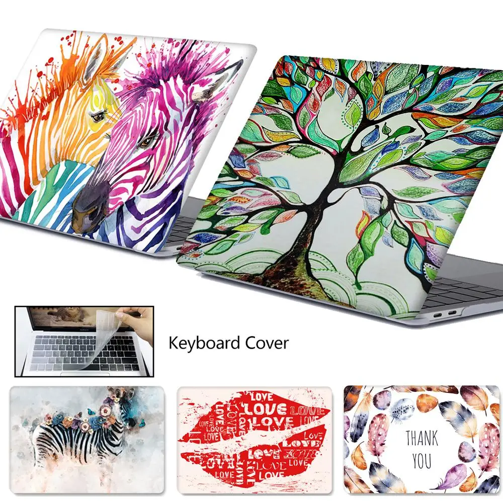 3D чехол для ноутбука MacBook Touch ID Air 13 A1932 Air Pro retina 11 12 13 15 13,3 Сенсорная панель новая сумка для ноутбука A2159+ крышка клавиатуры